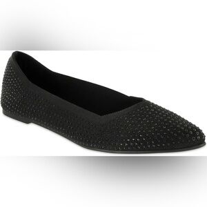 MIA
Calenn-T black sparkle painted flyknit flats 8.5